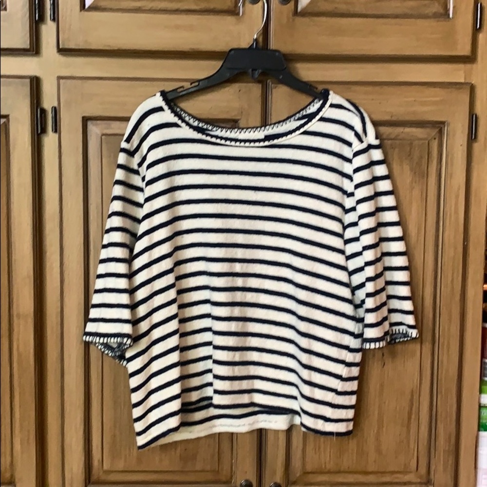 Striped 3/4 Sweater
